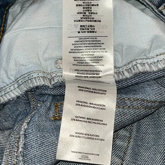 ONETEASPOON ONE TEASPOON TRUCKERS Western Concho Embellished Blue Jeans 24/26 - Picture 16 of 16